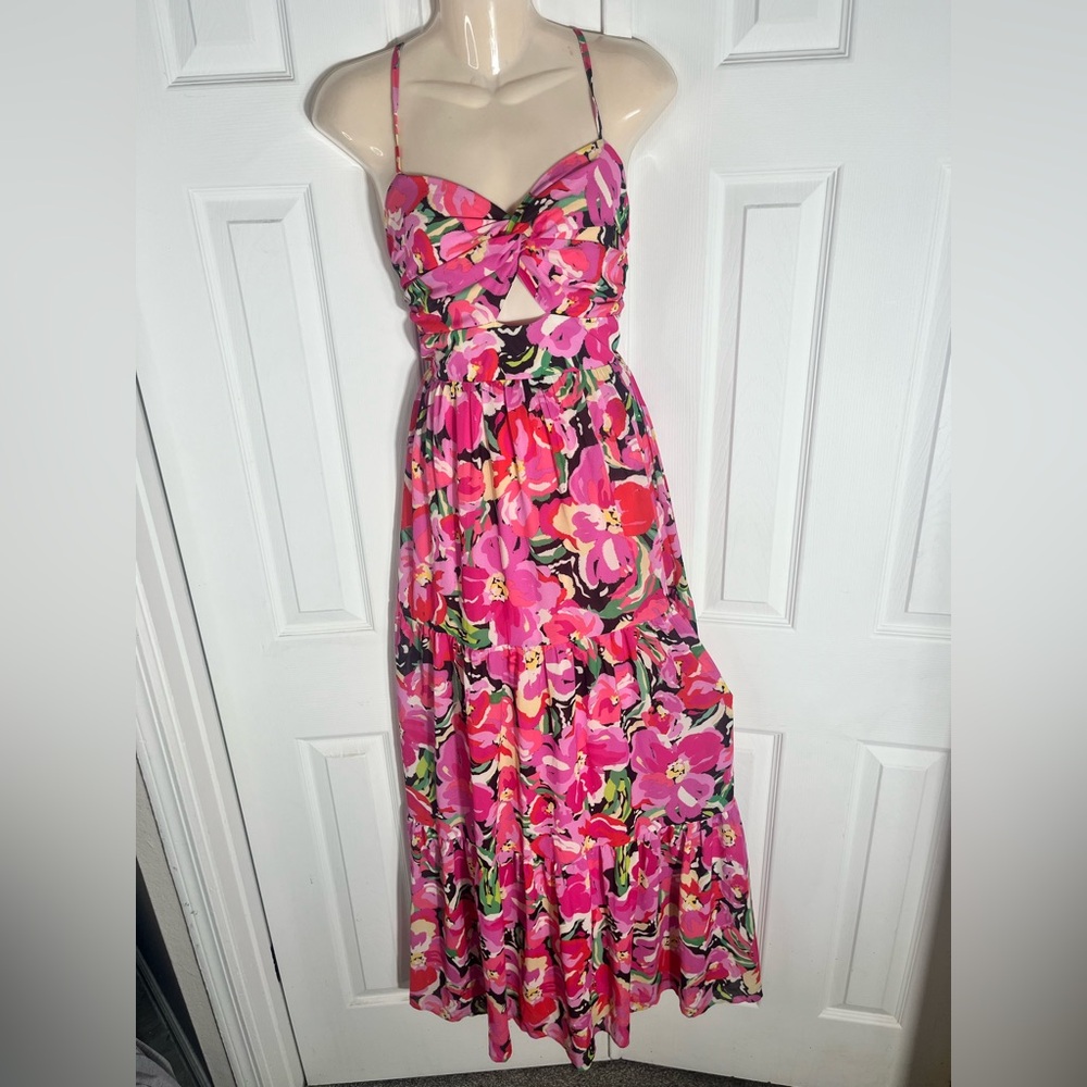 Vici Vibrant Floral Maxi Dress
